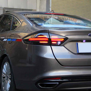 For 2013-2016 Ford Fusion Mondeo LED Tail Lights Assembly With Start-up Animation - TT-ABC