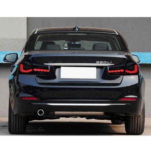 For 2013-2018 BMW 3 Series F30 F35 F80 Led Tail Lights With Start-up Animation(Smoked/Red) - TT-ABC