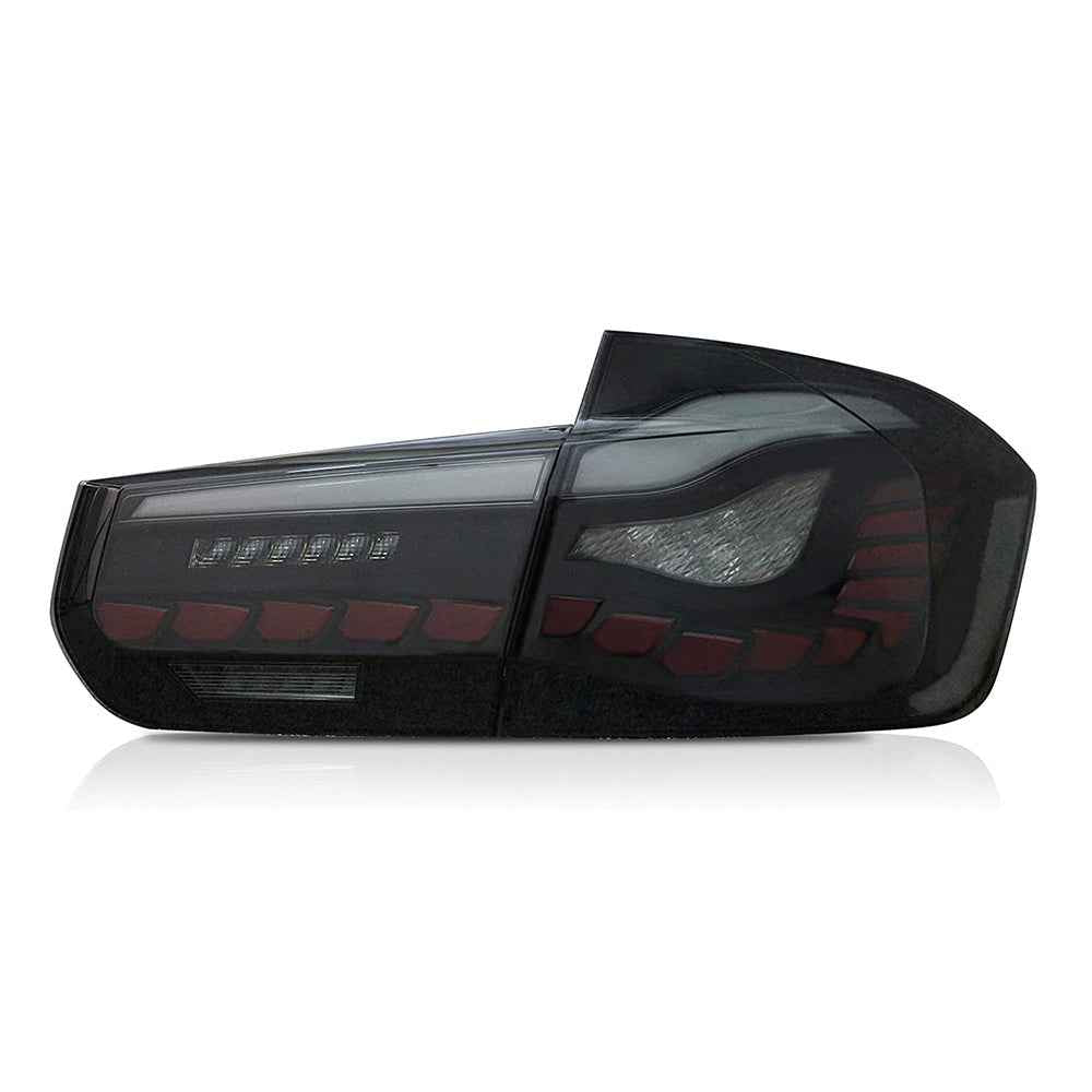 For 2013-2018 BMW 3 Series F30 F35 F80 Led Tail Lights With Start-up Animation(Smoked/Red) - TT-ABC