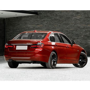 For 2013-2018 BMW F30 F35 320i 328i 335i Led Tail Lights (Smoked/Red) - TT-ABC