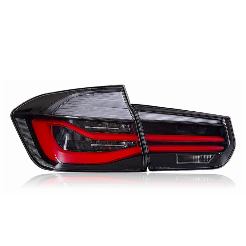 For 2013-2018 BMW F30 F35 320i 328i 335i Led Tail Lights (Smoked/Red) - TT-ABC