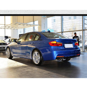 For 2013-2018 BMW F30 F35 320i 328i 335i Led Tail Lights (Smoked/Red) - TT-ABC