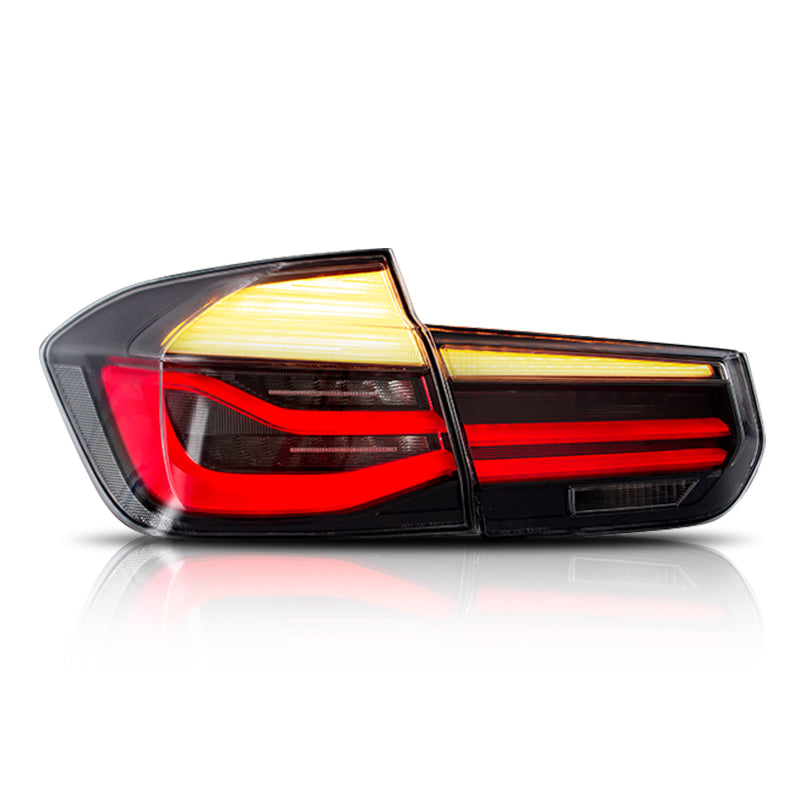 For 2013-2018 BMW F30 F35 320i 328i 335i Led Tail Lights (Smoked/Red) - TT-ABC