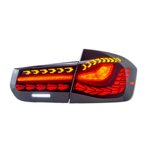 For 2013-2019 BMW 3-Series F30 F35 F80 M3 Led Tail Lights with Sequential Indicator - TT-ABC