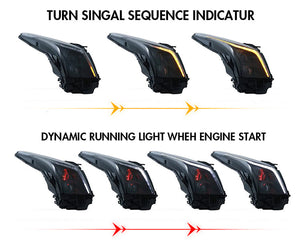 For 2013-2019 Cadillac ATS ATS-L Led Headlights - TT-ABC