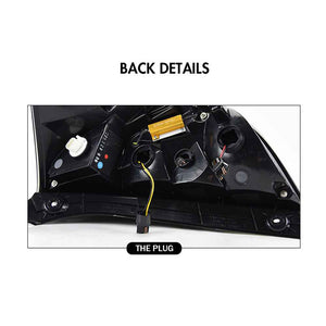 For 2014-2018 Honda Jazz Led Smoked Tail Lights With Start-up Animation Continuous Indicator Assembly - TT-ABC