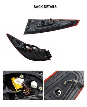 For 2014-2018 Mazda 3 Axela Led Tail Lights,Start Animation Continuous Indicator lights rear Lights Assembly - TT-ABC