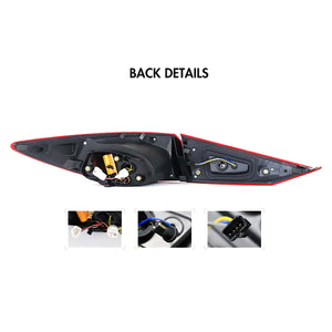 For 2014-2018 Mazda 3 Axela Led Tail Lights,Start Animation Continuous Indicator lights rear Lights Assembly - TT-ABC