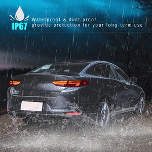 For 2014-2018 Mazda 3 Axela Led Tail Lights,Start Animation Continuous Indicator lights rear Lights Assembly - TT-ABC