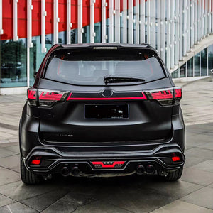 For 2014-2019 Toyota Highlander Led Tail Lights (Smoked/Red) - TT-ABC