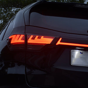 For 2014-2019 Toyota Highlander Led Tail Lights (Smoked/Red) - TT-ABC