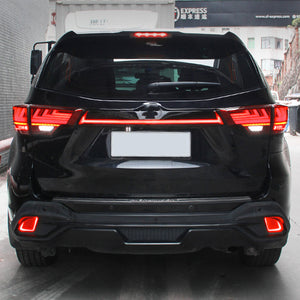 For 2014-2019 Toyota Highlander Led Tail Lights (Smoked/Red) - TT-ABC
