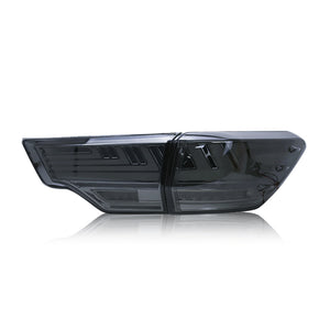 For 2014-2019 Toyota Highlander Led Tail Lights (Smoked/Red) - TT-ABC