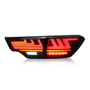 For 2014-2019 Toyota Highlander Led Tail Lights (Smoked/Red) - TT-ABC