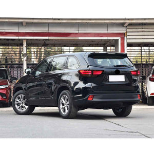 For 2014-2019 Toyota Highlander Led Tail lights Assembly, Start-Up Animation Rear lights (Smoked/Red) - TT-ABC