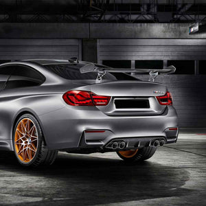 For 2014-2020 BMW F32 F33 F82 F83 M4 4 Series Led Tail Lights - Dragon Scale Tail Lights (Smoked/Red) - TT-ABC