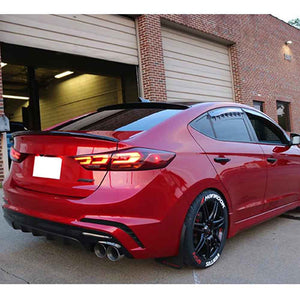 TT-ABC Smoked/Red LED Tail Lights for 2015-2018 Hyundai Elantra - TT-ABC