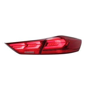 TT-ABC Smoked/Red LED Tail Lights for 2015-2018 Hyundai Elantra - TT-ABC