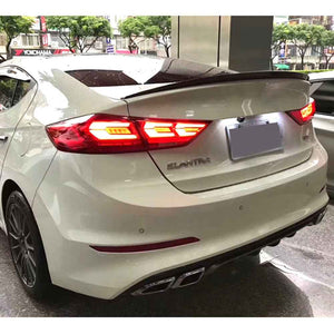 TT-ABC Smoked/Red LED Tail Lights for 2015-2018 Hyundai Elantra - TT-ABC