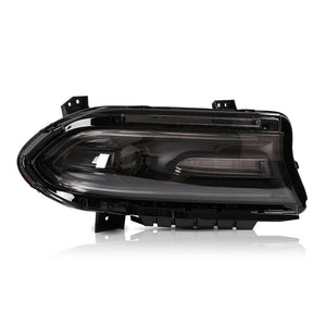 For 2015-2020 Dodge Charger RGB Led Headlights Assembly With Sequential Turn Signals Projector Dynamic Animation - TT-ABC