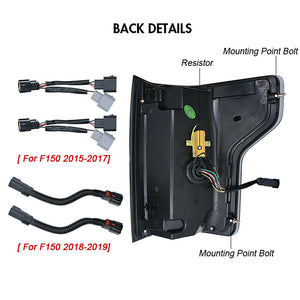 TT-ABC Led Tail Light For 2015-2020 Ford F150 Tail Light Assemby - TT-ABC