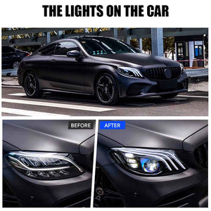 For 2015-2021 Mercedes-Benz W205 C180 C200 C260 Led Headlights Assembly and Maybach Exelero same model - TT-ABC