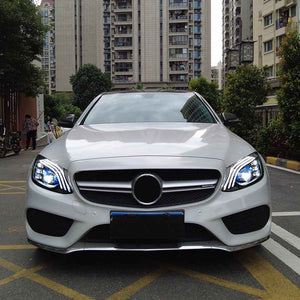 For 2015-2021 Mercedes-Benz W205 C180 C200 C260 Led Headlights Assembly and Maybach Exelero same model - TT-ABC