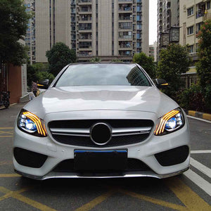 For 2015-2021 Mercedes-Benz W205 C180 C200 C260 Led Headlights Assembly and Maybach Exelero same model - TT-ABC