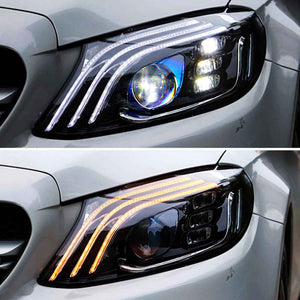 For 2015-2021 Mercedes-Benz W205 C180 C200 C260 Led Headlights Assembly and Maybach Exelero same model - TT-ABC