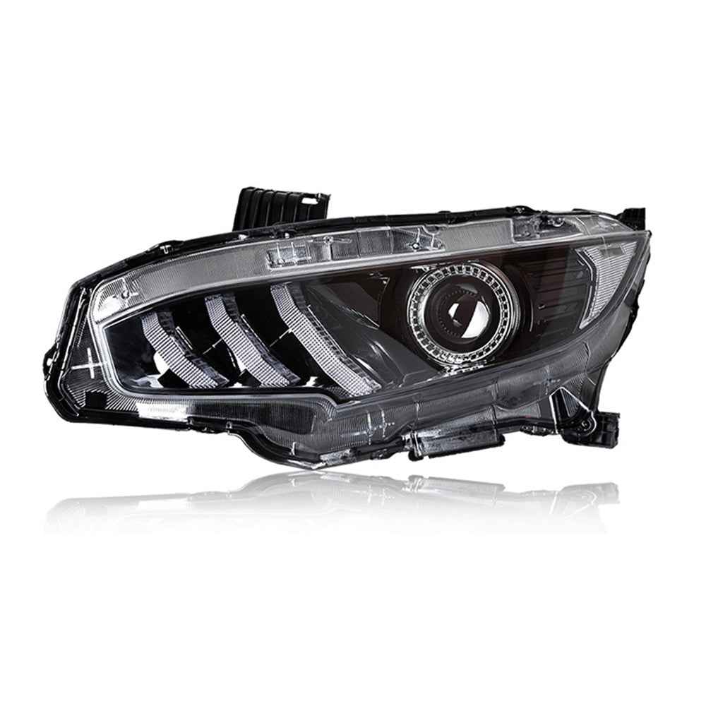 For 2016-2020 Honda Civic 10th Gen Led headlight(Mustang design) - TT-ABC
