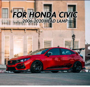 For 2016-2020 Honda Civic 10th Gen Led headlight(Mustang design) - TT-ABC