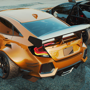 For 2016-2020 Honda Civic Led Tail Lights (Clear Smoked) - TT-ABC