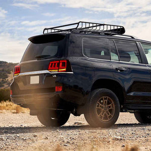 TT-ABC LED Tail Lights for 2016-2020 Toyota Land Cruiser LC200 – Smoked/Red, Start-up Animation Rear Lamps - TT-ABC