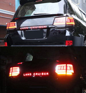 For 2016-2020 Toyota Land Cruiser Led Tail Light Assemblies with turn sequence signal light - TT-ABC