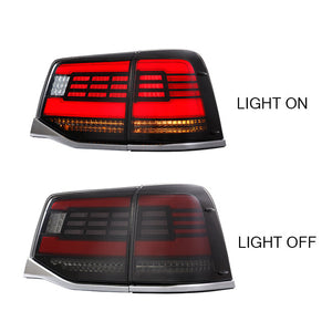 For 2016-2020 Toyota Land Cruiser Led Tail Light Assemblies with turn sequence signal light - TT-ABC