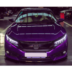 For 2016-2021 Honda Civic 10th Gen Led Headlights Assembly, Hatchback Coupe Sedan Sport - TT-ABC