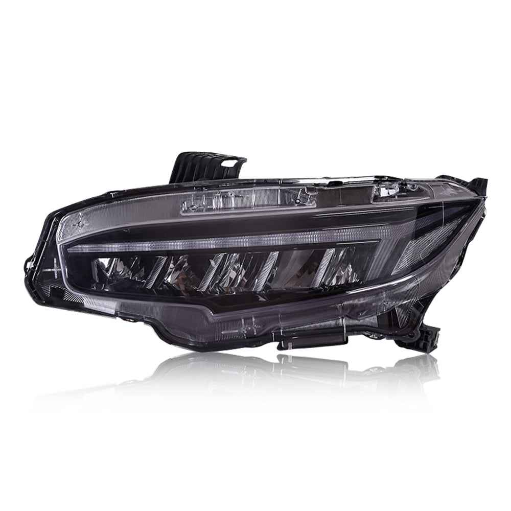 For 2016-2021 Honda Civic 10th Gen Led Headlights Assembly, Hatchback Coupe Sedan Sport - TT-ABC