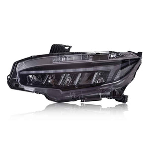 For 2016-2021 Honda Civic 10th Gen Led Headlights Assembly, Hatchback Coupe Sedan Sport - TT-ABC