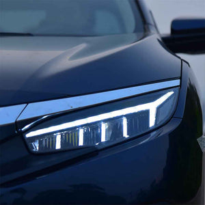 For 2016-2021 Honda Civic 10th Gen Led Headlights Assembly, Hatchback Coupe Sedan Sport - TT-ABC