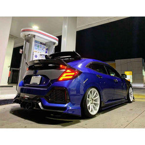 For 2016-2021 Honda Civic 2 door hatchback tail lights(Smoked/Red) - TT-ABC