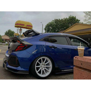 For 2016-2021 Honda Civic 2 door hatchback tail lights(Smoked/Red) - TT-ABC