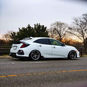 For 2016-2021 Honda Civic 2 door hatchback tail lights(Smoked/Red) - TT-ABC