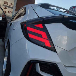 For 2016-2021 Honda Civic 2 door hatchback tail lights(Smoked/Red) - TT-ABC