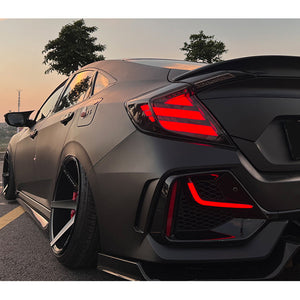 For 2016-2021 Honda Civic Hatchback LED Tail Lights - TT-ABC