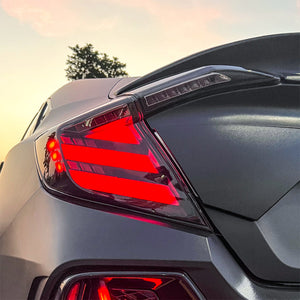 For 2016-2021 Honda Civic Hatchback LED Tail Lights - TT-ABC