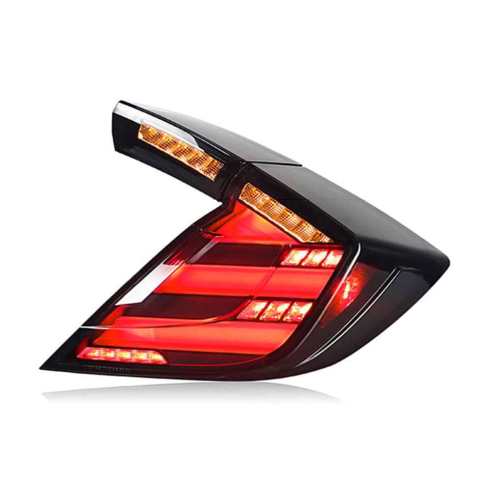 Used RGB Tail Light For 2016-2021 Honda Civic 10th Gen Sedan Tail Lights - TT-ABC