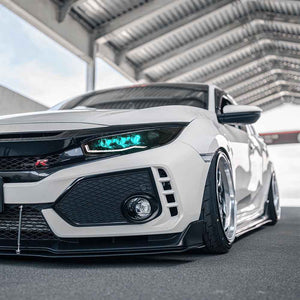 For 2016-2021 Honda Civic Headlights Assembly, Hatchback Coupe Sedan 10th Gen Led Headlight (Left Hand Drive) - TT-ABC