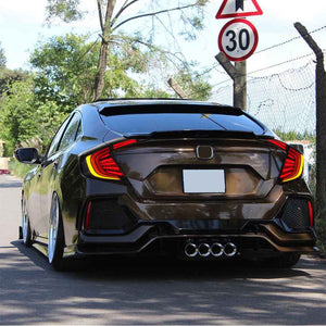 For 2016-2021 Honda Civic Led Black Tail Lights - TT-ABC