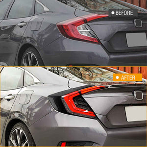 For 2016-2021 Honda Civic Sedan 10th Gen Led Tail Lights Assembly - TT-ABC