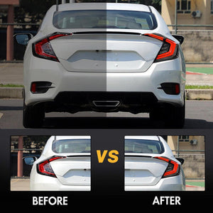 For 2016-2021 Honda Civic Sedan 10th Gen Led Tail Lights Assembly - TT-ABC